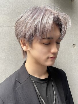 オルカ(ORCA) men's/メンズカラー/リバースセンターパート/眉毛/新宿