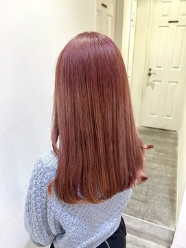 フーバイケンジ(fuu + KENJE) ワンブリーチでかわいいオレンジベージュ/大谷