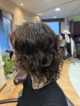 ヘアープレイス 美 遊 人(HAIR PLACE) レイヤーパーマ