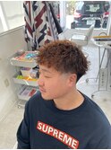 メンズ【テーパーフェード×ツイストスパイラルパーマ】