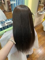 アクシス 栄店(`AXIS)&nbsp;森崎ワンホンレイヤー/ミルクティーブロンド/ダークブルー/栄