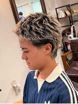 メゾンフォーメン 心斎橋店(Maison for men) スパイキーショート マレットフェード テーパーフェード