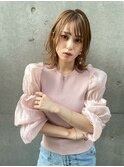 外ハネミディ