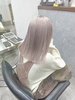 ミラ 新宿(MILA)&nbsp;ホワイトカラー/ベージュピンク/ハイトーンカラー/ボブ/新宿