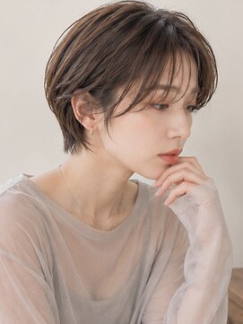 リッチ 横須賀中央店(Rich) ショートボブ アッシュ 透明感カラー 顔周りカット 前髪カット