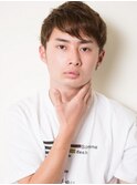 メンズ斜めバングショート★QUATRO34★