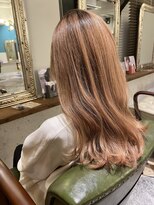 ムーン(moon) #縮毛矯正 #ストレート #ミニウルフ #テラコッタ #くすみブルー