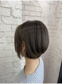 前下がり丸みショートボブ【ショートヘア/半個室美容室】