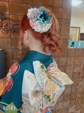 美容室 フラウ 横江店 成人式2022(8)