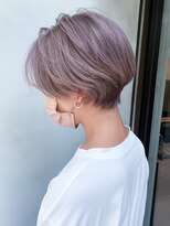 アルバム 渋谷パルコ(ALBUM)&nbsp;ショートグレージュ_チェリーブラウンフェミニンロング_ba357292