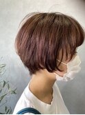 ショートボブ/ヘルシースタイル/ニュアンスカラー