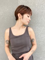 ロンド レグリーズ 立川(Lond leglise)&nbsp;ショート×顔周り×前髪×シルキーベージュ×グレージュカラー