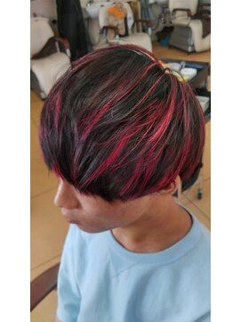 ヘアーズ ベリー 小林店(hairs BERRY) レッド