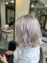 ラフ 難波店(LAFF)&nbsp;#黒髪#ボブルフ#ネビージュ#小顔#ワンレン