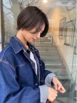 ラヴィズム 長岡店(LUVISM) ショートカット丸みショート耳掛けひし形小顔 新潟長岡