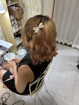 ヘアーメイクサロン リュクス(Hair make salon LUXE) 量産型編みこみハーフ