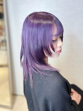 タヤ 東急百貨店吉祥寺店(TAYA) ラベンダーピンク/ダブルカラー/ブリーチ/顔周りレイヤー