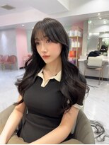 ジーナ 名駅(XENA.) 《xena/中島》色気が出るくすみブラック×レイヤーカット