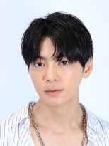 ネイビー(NAVY)&nbsp;ナチュラルコンマバング ウェット質感でセクシーに