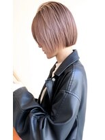 ゴカン バイ ジル ブラン 名古屋(Gokan by JIL BLAN)&nbsp;ハイライトバレイヤージュダブルカラーショートカット30代40代