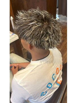 ジャヴァル(JAVAL) ホワイトメッシュ＋ツイスト＋カット