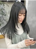 ブリーチなし　オリーブグレージュ　オリーブアッシュ　/akari