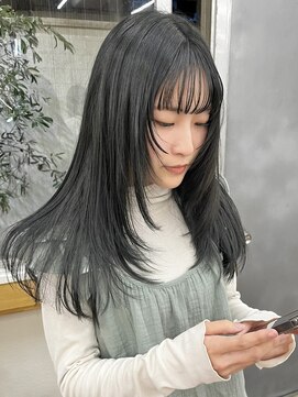 パークレーン アイス イヴェン(park lane ICI yeven) ブリーチなし　オリーブグレージュ　オリーブアッシュ　/akari