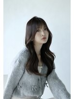 リアン バイ キートス(Lien by kiitos)&nbsp;マロンベージュ/秋冬カラー/レイヤーカット/くびれ巻き/顔まわり