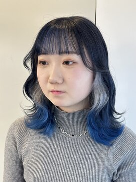 アニュー(A'nyu) インナーグラデーションケアブリーチルーツカラーエンドカラー