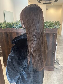 オーバルヘアー(OVAL hair) 透明感あふれる似合わせカラー/艶髪ブラウン