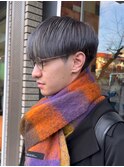 kisaiBUZZ＊岬　メンズシルバーカラー刈り上げマッシュ