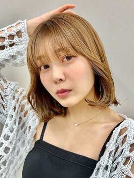 ロンドソレイユ 池袋(Lond soleil) マロンベージュ/ボブ/顔周り/小顔/レイヤー/髪質改善/縮毛/池袋