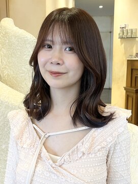 ザック ヴィ(ZACC  vie) レイヤーカット/艶カラー#顔まわりカット