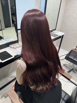 フォルテ 草薙店 ピンクブラウン　髪質改善トリートメント　韓国巻き