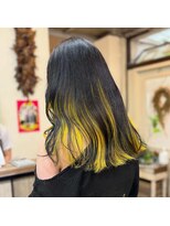 コニ(Coni)&nbsp;【和田寧々】インナーカラー/YELLOW/黄色