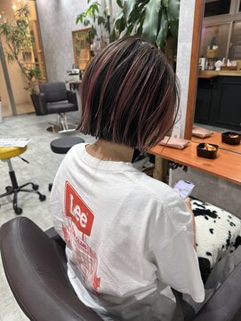シールドヘアー 沖縄 新都心(C'LD Hair) 那覇美容室/おもろまち美容室/デザインカラー/ヘイリーボブ/ボブ