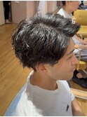 メンズカット×ナチュラルパーマ