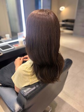 エミュ 伏見 国際センター(emu) ベージュカラー/透明感/まろやかカラー/髪質改善