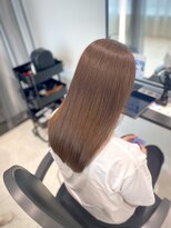 メゾンブラン 川西阪急店(Maison Blanc)&nbsp;川西髪質改善カラー大人ロングスタイル