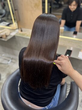 ロンド 表参道店(Lond) 暗めカラー/韓国風巻き/レイヤーカット/くすみベージュ/表参道