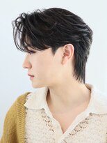 アズ ワン(AS ONE)&nbsp;韓国ヘアコンマバング韓国マッシュセンターパートフェザーパーマ