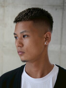 メッツ 原宿(METS) MEN'S/クロップ×ハイフェード/短髪/黒髪