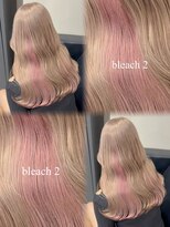 ベレーザ 渋谷(BELEZA)&nbsp;16759ブリーチダブルカラーハッシュカットルーツカラー