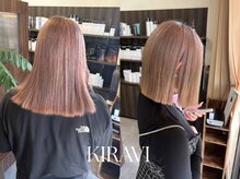 トレンドカットxブリーチで魅せる垢抜けハイトーン/タッセルボブ