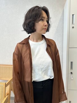 トレヘアー 京都 烏丸(tRe hair) ショート ボブ ウルフ ブリーチ レイヤーカット イルミナ