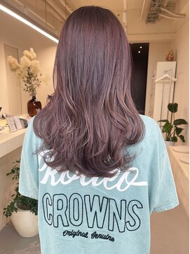 アーバン(URBAN.) 【ブリーチなしのWカラーで作るラベンダーピンク】KANAKO