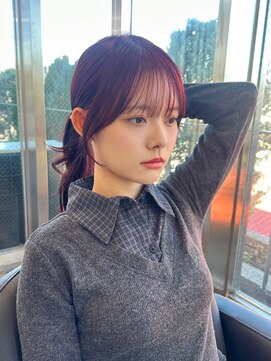 アリスバイアフロート 自由が丘(ALICe by AFLOAT) シースルーバング/おくれ毛カット/小顔カット