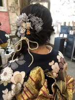 オートゥール(hair room Auteur)&nbsp;成人式編み下ろしお洒落ヘア