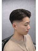 クラシックスキンフェード×七三サイドパート