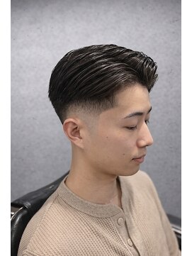 ワンワンオー バーバーショップ 長浜店(@110 BARBER SHOP) クラシックスキンフェード×七三サイドパート